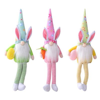 Easter Bunny Long Leggs Gnomes Handmade Swedish Tomte Rabbit