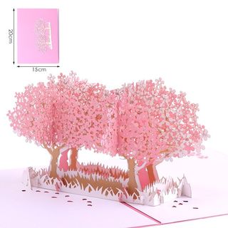 3D Pop P Card Wedding Cherry Tree Invitations Cards Valentin