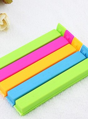 6PCS Food Snack Bag Storage Sealing Clips Seal Clamp Plastic