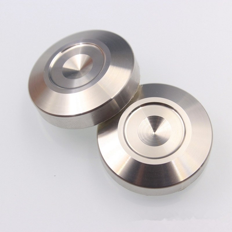 直销D49mm*H15mm 304 Stainless Steel Speaker Spike Pad Isola