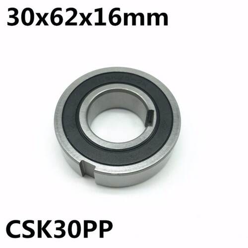 CSK30 CSK30PP 30x62x16 mm 6206PP One Way Bearing With Keyway