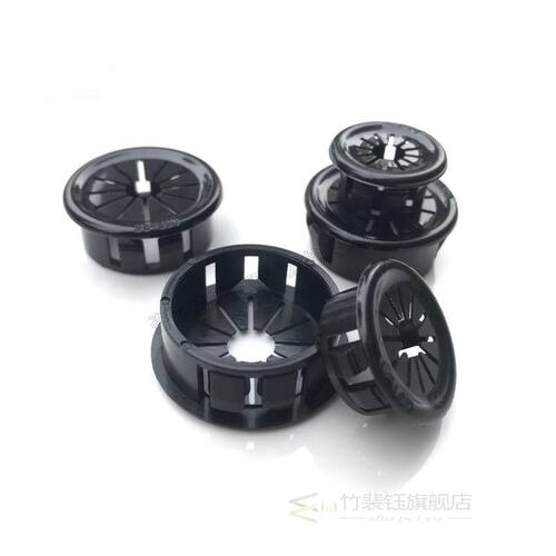 20pcs Plastic Plastic Cable Hole Cover PC Computer Desk Roun