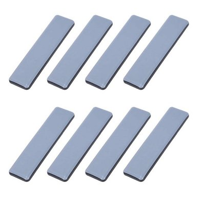 8Pc Furniture Glides Rectangle Furniture Sliders 25mm x 100m