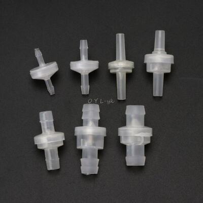 Plastic One-Way Non-Return Water Inline Fluids Check Valves