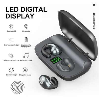 2200mAh Wireless 5.0 Bluetooth Earphone Bone Conduction Hea