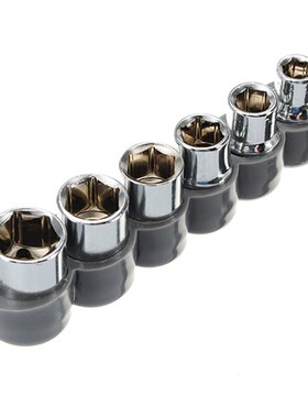 Fdit 1/4 Inch Ratchet Wrench Spanner With 6 Sockets 10 Screw