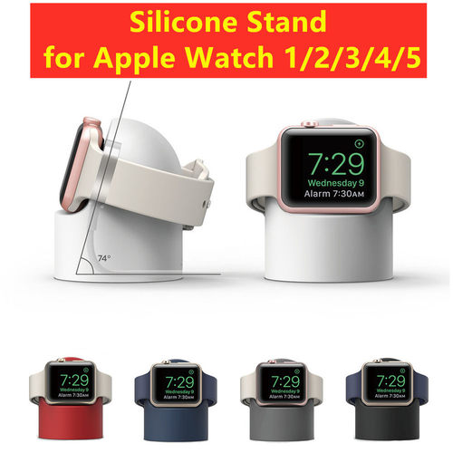Silicone Stand for Apple Watch Series 6 SE 5 4 3 2 1 Desk Ho