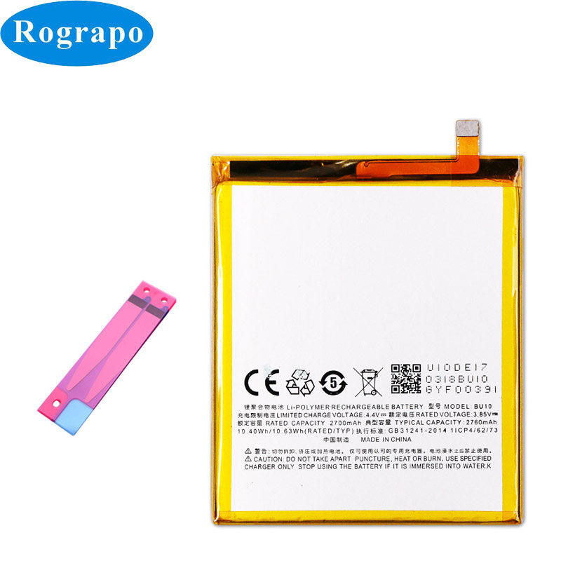 original 2760mah bu10 replacement battery for meizu u10 u680