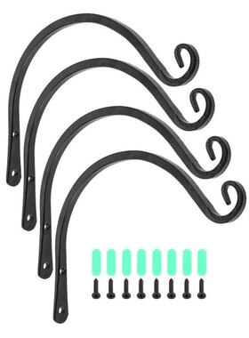 4/2/1 PC 8 inch Garden Decoration Wall Hanging Hook Iron Lan