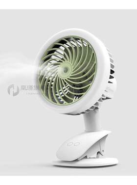 2019 new night light fan humidifier baby carriage clip fan U