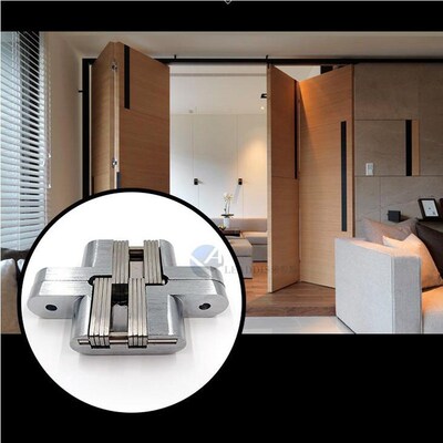 Heavy Duty Cross HStainless Steel Hidden Conceal Hinge Invis