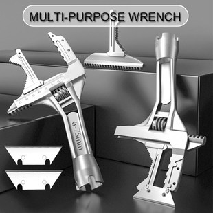 Adjustable Wrench Universal Pipe Wrench Tool Basin Wastafel