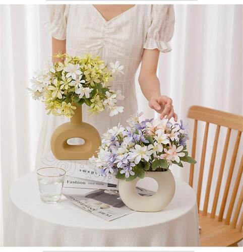 Snow Orchid Artificial Flower Real Touch Fake Flowers Bouque