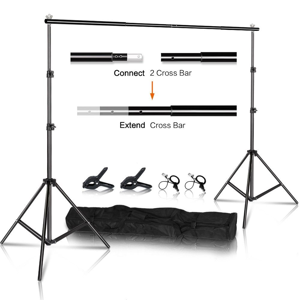 photography telescopic backdrop background stand frame supp