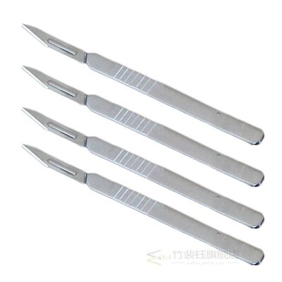 10pc 23# Carbon Steel Surgical Scalpel Blades + 1pc Handle S
