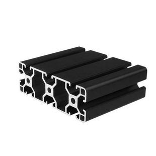 40120 Black Aluminum Profile Extrusion European Standard Ano