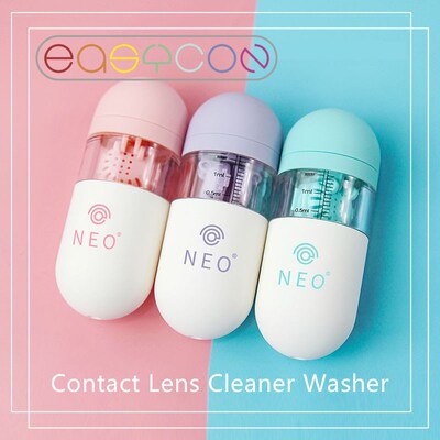 Easycon Portable Manually Contact Lens Cleaner Washer Clean