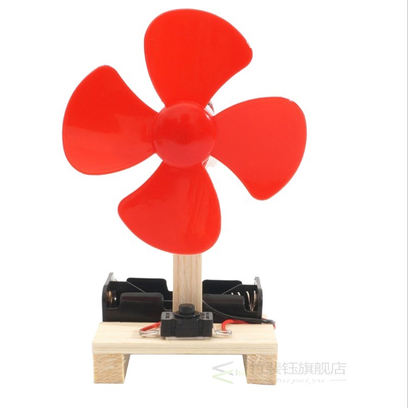 Kids Physics Teaching Toy Wind Generator Fan Model DC Genera