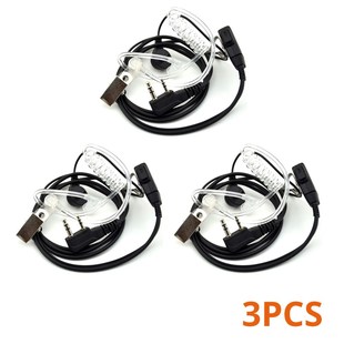 2PCS Walkie Talkie Earphone Air Acoustic Tube Earpiece  Radi