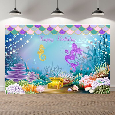 NeoBack Little Mermaid Princess Under Sea Bed Castle Corals