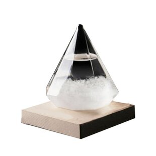 G8DA Droplet Heart star Storm Glass Bottle Weather Forecast
