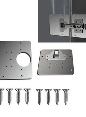 Kitchen Cupboard Hinges w/ Stainless Steel Screws Solid Hing