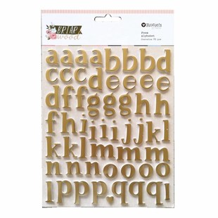 CRZCrafter Foam alphabet Stickers Foil Design for Scrapbook
