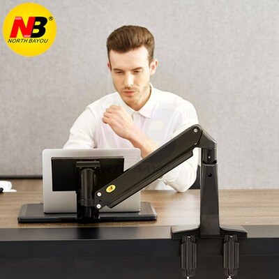 NB FB17 Full Motion Sit Stand Desk Foldable Gas Spring Arm 1
