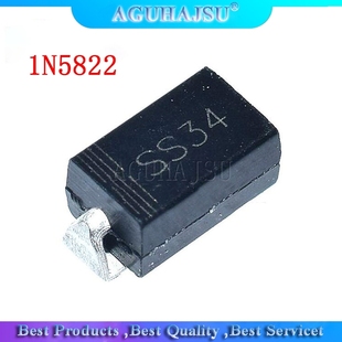 100PCS 1N5822 SMA SS34 smd do-214ac IN5822 Schottky diode ss