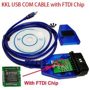 OBD2 VAG COM KKL 409 Car Diagnostic Cable FTDI FT232RL Chip