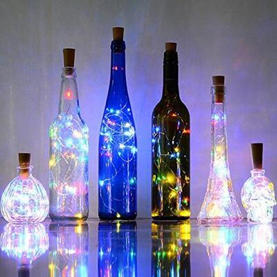 2M LED Garland Copper Wire String Fairy Lights 适用于 Glass
