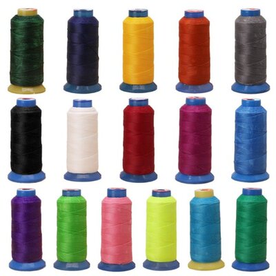 480m 0.5mm 500D Leather Sewing Waxed Thread Polyster For Cra