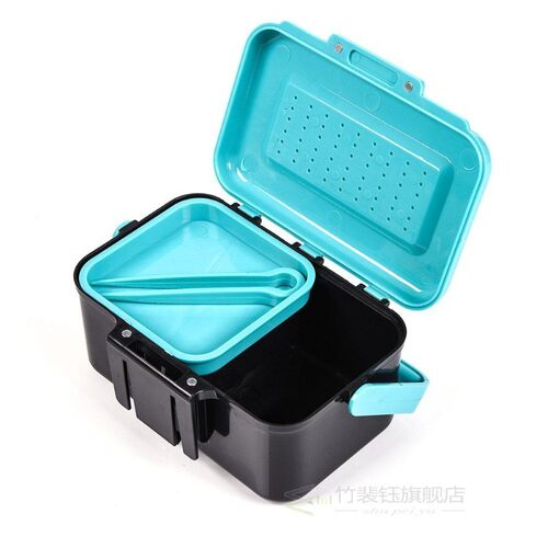 Fishing Box Tool Live Baits Case Earthworm Bait Worm Hook Ta