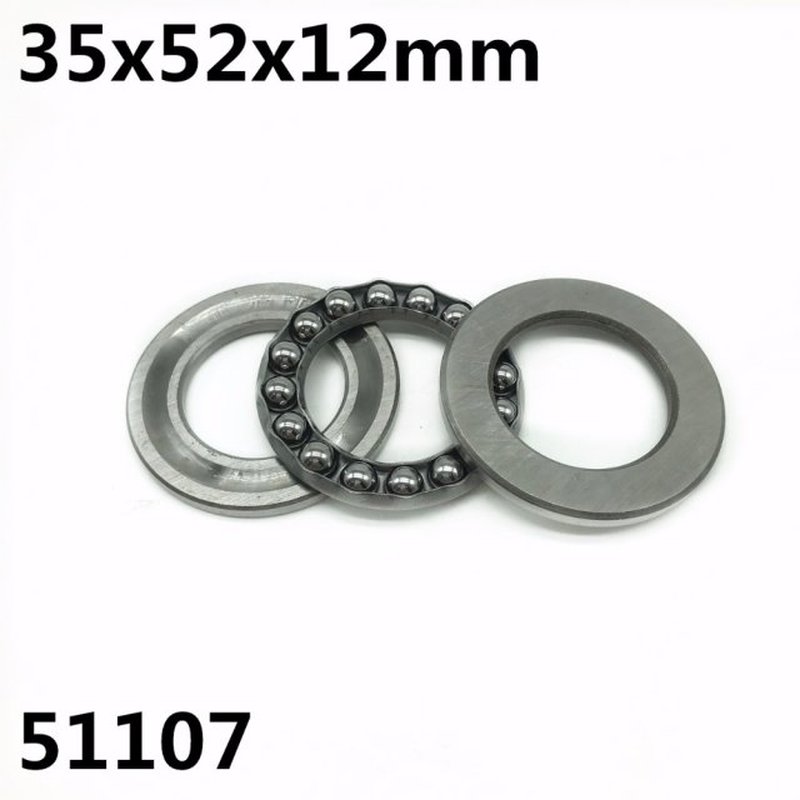 10Pcs 51107 35x52x12mm Axial Thrust Ball Bearings 8107 High