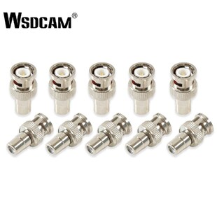Wsdcam 10pcs/set BNC Male Jack to RCA Female Plug Straight