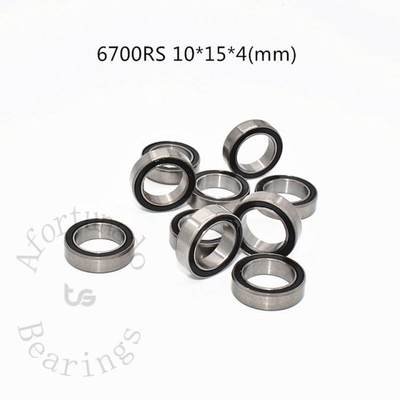 10pcs 6700RS 10*15*4(mm) free shipping chrome steel rubber