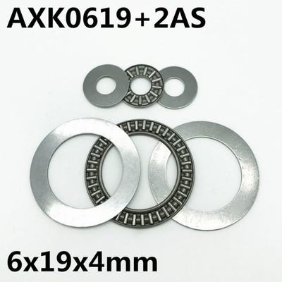 10pcs AXK0619 +2AS Thrust Needle Roller Bearing 6x19x2 mm Th