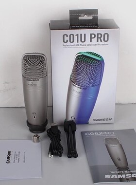 Original SAMSON C01U Pro USB Studio Condenser Microphone fo