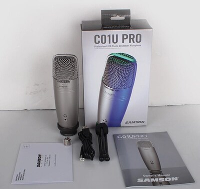 Original SAMSON C01U Pro USB Studio Condenser Microphone fo