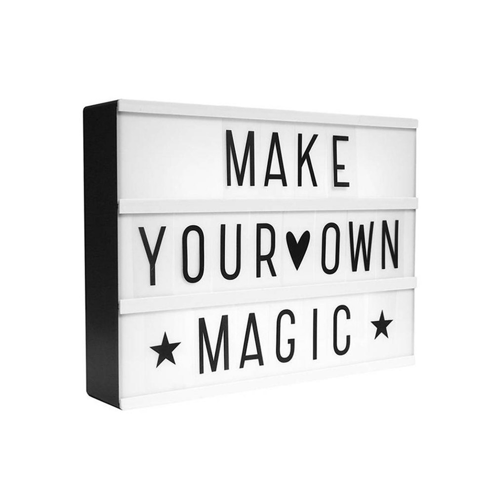 LED Advertising Light Lightbox A4 A6 LED DIY Letter Combinat