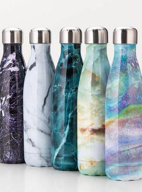 Water Bottle Flask Stainless Steel Heat Thermos Double Wall