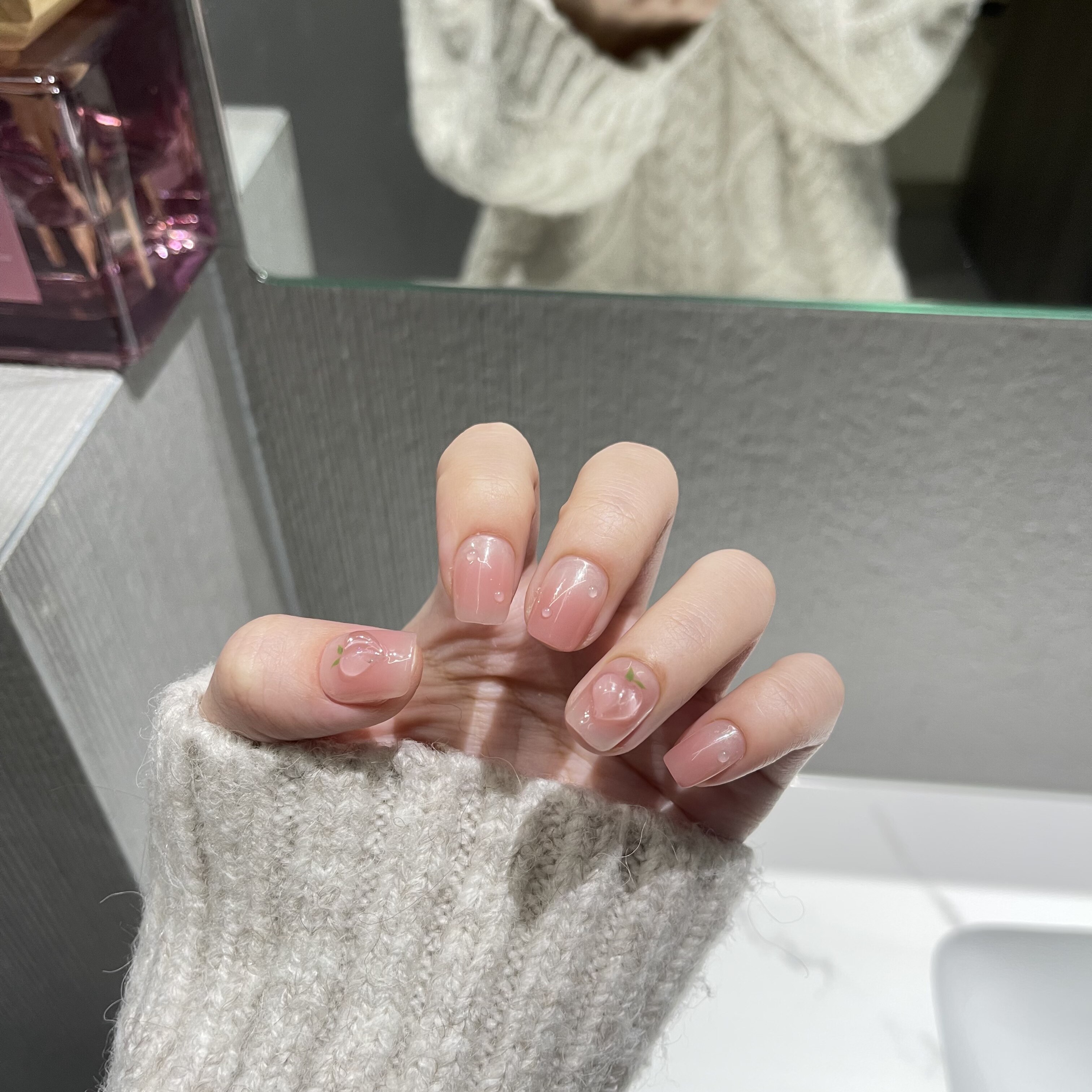 桃桃-指甲陛下纯手工穿戴甲带钻