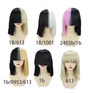 扫把头 舞会酒吧夜店专用劲爆DJ 非主流蓬松玉米须波波头cos假发