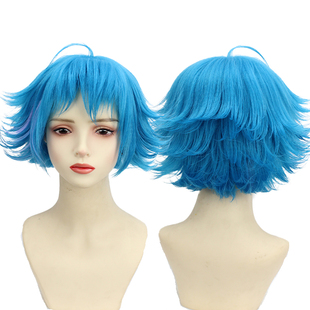 鸣潮 黎那汐塔 布兰特cosplay湖蓝色造型动漫假发