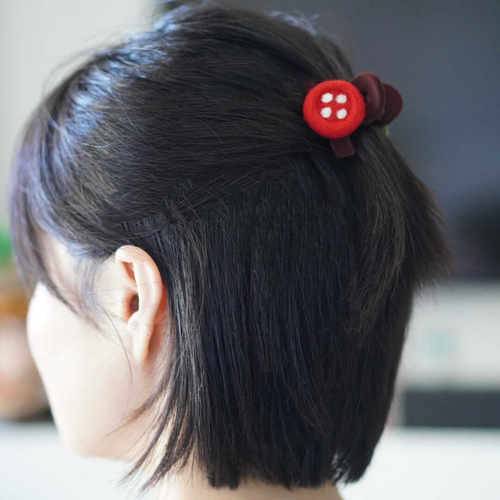 原创手工可爱羊毛毡抓夹