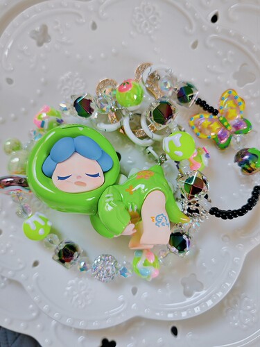 正版梦境rico阿卓薯泥多款盲盒手机链重工diy手机链钥匙链多款