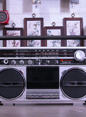 No.638性能无暇98品相进口东芝收录音机RT-85S老磁带录音机三洋