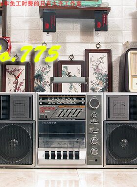 性能无暇原装三洋收录音机92品相