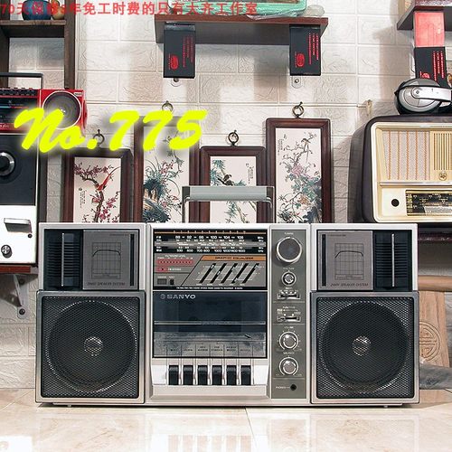 性能无暇原装三洋收录音机92品相