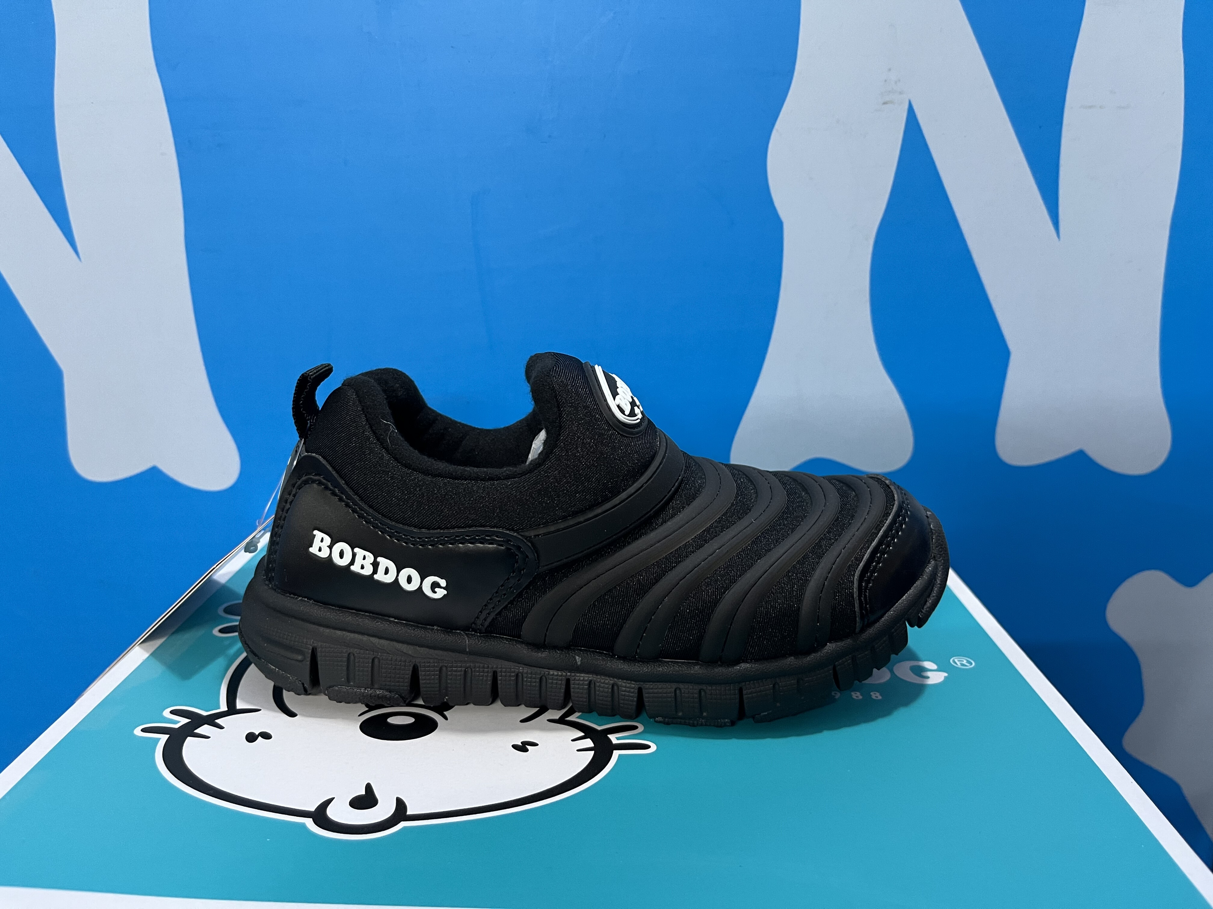 撤柜款秋冬磨毛男童毛毛虫运动鞋